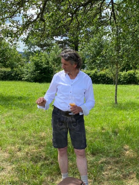 Mayerhof - Achim Mayer bei der Fuehrung